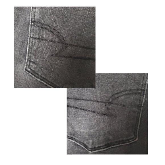 American Eagle Hi Rise Jegging Dream Stretch Black Size 6 - Picture 15 of 16